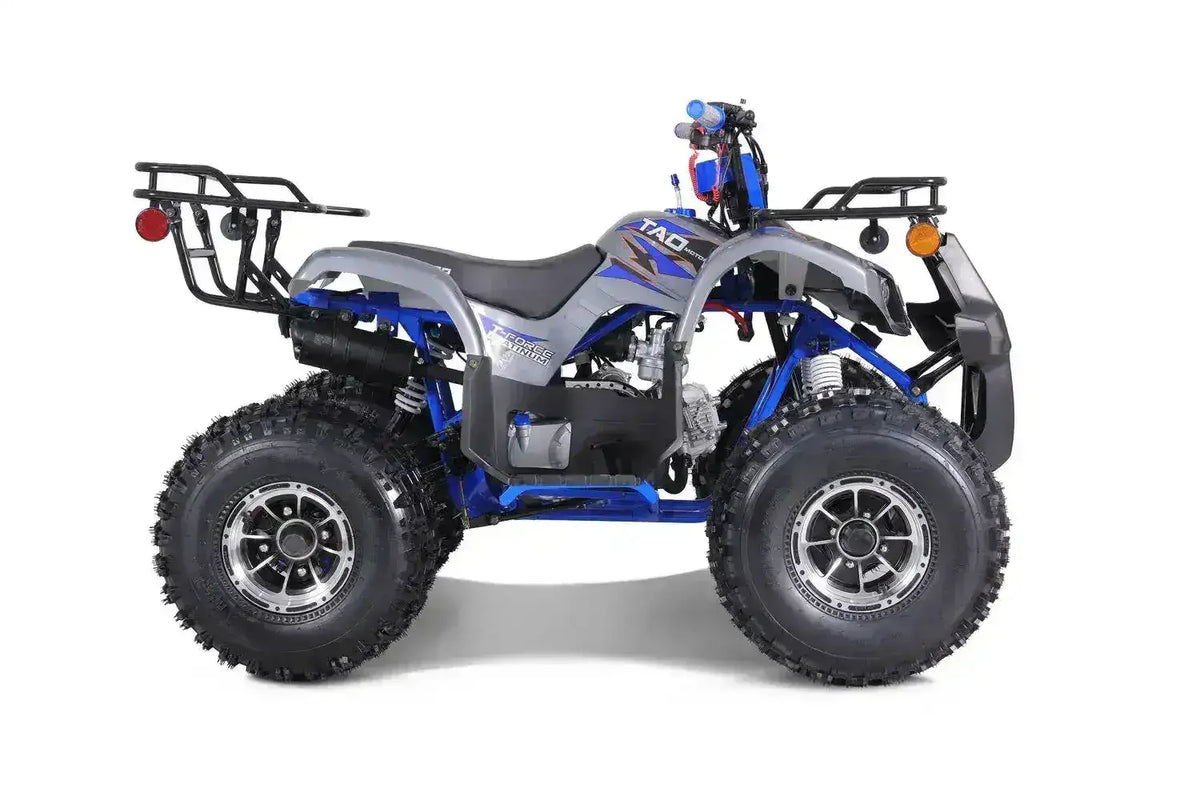 Blue and gray TForce Platinum ATV for kids and teens at Q9 PowerSports USA