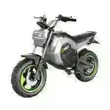56V electric mini bike with rugged tires and LED headlight, ideal for off-road riding
