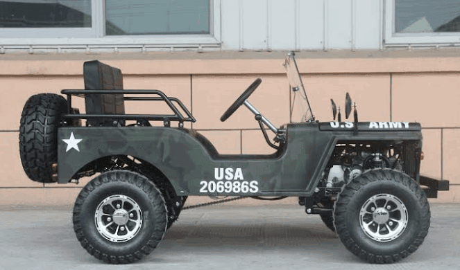 Jeep style Youth 125cc Go Karts - Q9 PowerSports USA