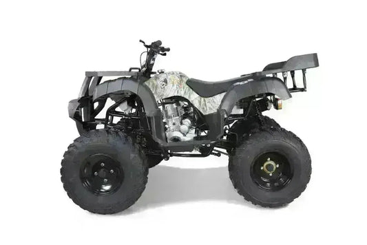 Rhino 250 utility ATV with camo body and rugged tires from Q9 PowerSports USA