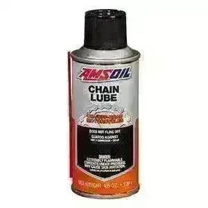 AMSOIL chain lube spray can for ATVs, dirt bikes, and go-karts maintenance