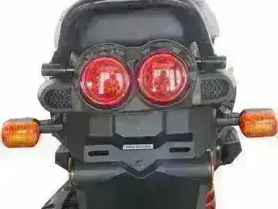Rear view of Icebear Vision 50 scooter taillights and turn signals from Q9 PowerSports USA