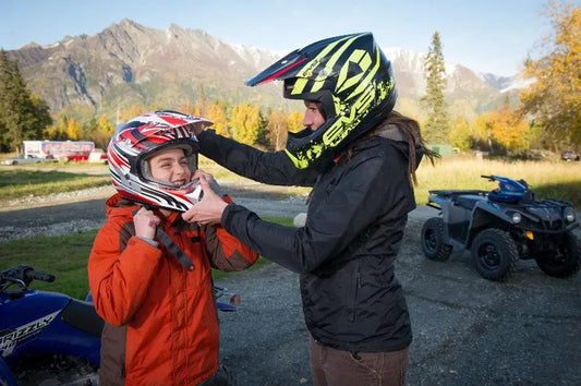 Can I use a bicycle helmet as an ATV Helmet for my kid?