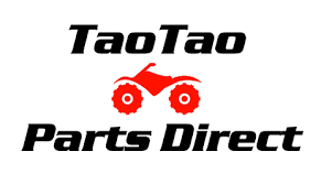 TaoTao Parts Direct logo with red ATV icon and bold text on white background