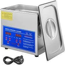 Ultrasonic cleaner machine for cleaning carburetors or engine parts, stainless steel body