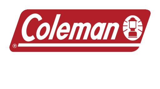 Coleman Powersports logo with red lantern icon and bold text
