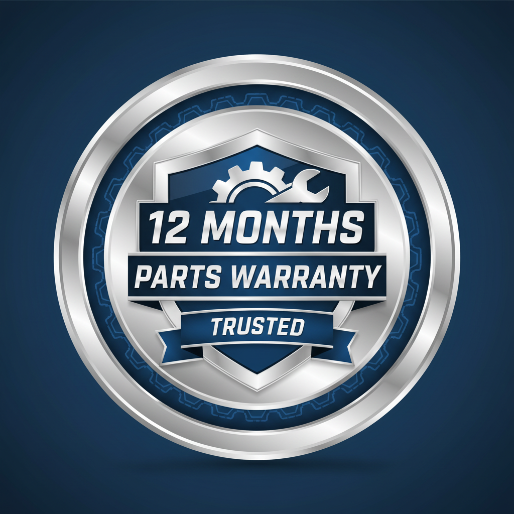 12 month parts warranty