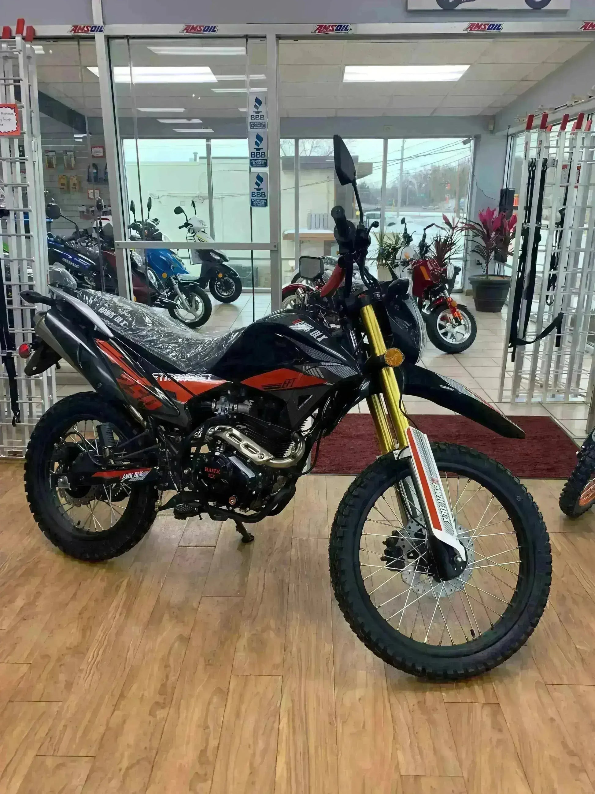 Fuel injected RPS Hawk DLX 250cc Motorcycles with free shipping