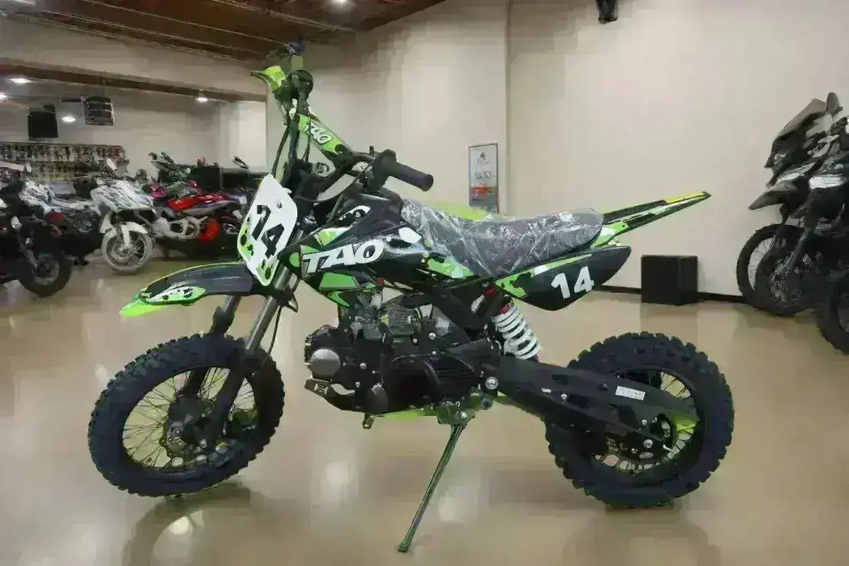 Gas Powered DB14 110cc Youth Dirt Bikes for taller kids – Q9 ...